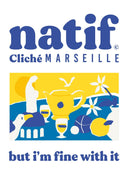 Affiche murale 50 x 70 cm Natif Marseille pour votre intérieur