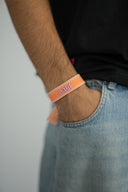 Pulsera de tela nativa