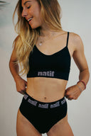 Sous-vêtement femme brassiere Natif noir