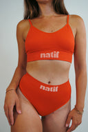 Sous-vêtement femme brassiere Natif rouge