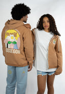 hoodie zip natif marron hossegor
