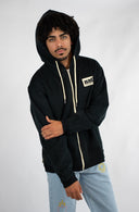 Hoodie zip natif new porquerolles noir