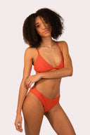 Maillot de bain pour femme haut de bikini couleur violet ou rouge pour la plage ou la piscine