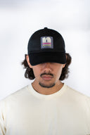 Casquette natif 6 panneaux N noir