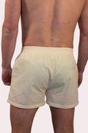 Caleçon Jaune pour homme et femme Natif, en coton, avec une broderie Natif au dos et un style good vibes et détente