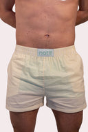 Caleçon jaune pour homme et femme Natif, en coton, avec une broderie Natif au dos et un style good vibes et détente