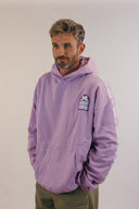 Hoodie couleur violet style surf et good vibes de la marque Natif