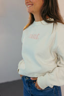 Sweat Natif good vibes couleur crème pour homme et femme