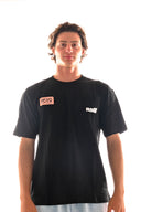 t-shirt natif x peyo, collaboration, coton bio et couleur noir en version unisexe