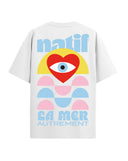 T-shirt Natif en collaboration avec l'association La Mer Autrement, couleur blanc en coton bio