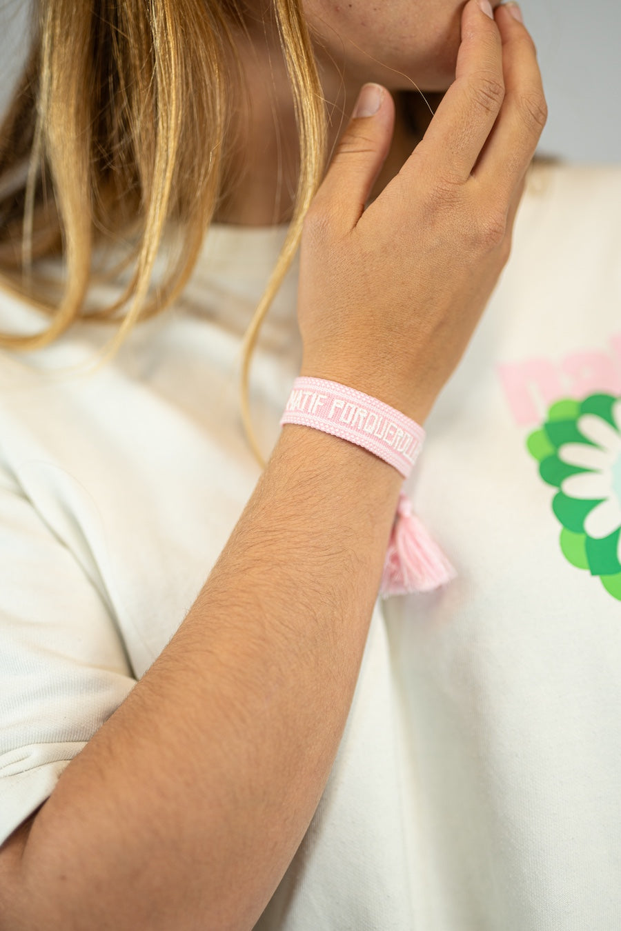 Bracelet En Tissu Clothilde - Neuf Avec étiquettes - Bijou Simple Et Coloré