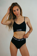 Sous-vêtement femme brassiere Natif noir