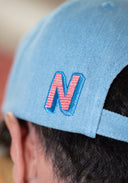 Casquette natif 6 panneaux good vibes bleu de la marque de vêtement Natif