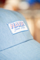 Casquette natif 6 panneaux good vibes bleu de la marque de vêtement Natif