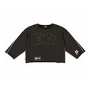 Sweat à col évasé de la marque Native pour enfant de couleur marron et rose