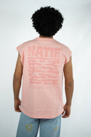 Débardeur natif classique Porquerolles rose parfait pour l'été