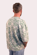T-shirt style jacquard pour homme avec des motifs ethniques dans le style surf de la marque de vêtements Natif