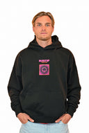 Hoodie de la marque Natif de couleur noir en coton bien avec un style surf