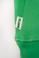 Hoodie zip avec capuche, couleur vert, Natif Cap Ferret, pour tous les amoureux de cette magnifique ville en coton bio.
