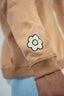 hoodie zip natif marron hossegor