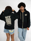 Hoodie zip natif new porquerolles noir