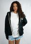 Hoodie zip natif new porquerolles noir
