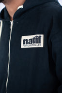 Hoodie zip natif new porquerolles noir