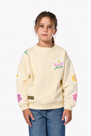 Sweat loose enfant flower supply original