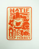 Magnet natif à l'effigie de la ville Cap Ferret