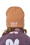 Bonnet enfant motif maison de vacances, accessoire chaud pour enfant