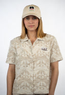 Casquette natif 6 panneaux N Blanche