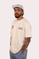 Casquette natif 5 panneaux Hossegor wax it bleu, rose et blanc