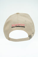 Casquette crème avec un oeil de la marque Natif en collaboration avec Kbane