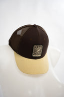Casquette trucker porquerolles marron, avec filet, de la marque de vêtement Natif