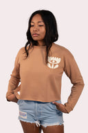 Crop Sweat Flower
