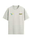 T-shirt natif enfant coupe large de couleur Blanc