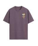 T-shirt natif enfant coupe large de couleur violet