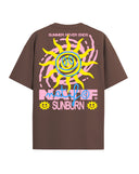 T-shirt natif enfant coupe large de couleur blanc