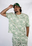 T-shirt style jacquard pour homme avec des motifs ethniques dans le style surf de la marque de vêtements Natif
