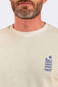 T-shirt matière éponge Mèdes Porquerolles, pour homme, couleur jaune rouge ou vert.