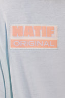 T-shirt natif femme original bleu