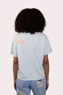 T-shirt natif femme original bleu