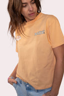 T-shirt femme natif love couleur peach