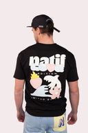 T-shirt Natif love addict noir