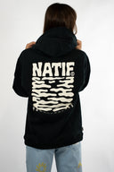 Hoodie à capuche Natif Noir pour porquerolles