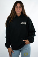 Hoodie à capuche Natif Noir pour porquerolles