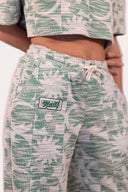 Pantalon style jacquard pour femme avec des motifs ethniques dans le style surf de la marque de vêtements Natif