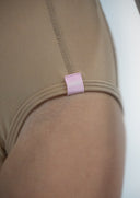 Lycra natif enfant marron heart