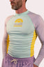 Lycra pour homme sunshine de Natif, multicolore, avec un indice UPF 50% pour rester au soleil et dans l'eau en toute sécurité