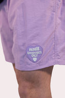 Maillot short de bain pour les adultes homme, good vibes only, couleur violet de la marque de vêtements Natif